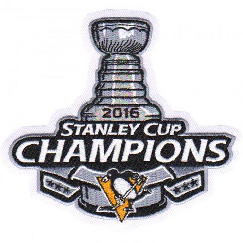 Stitched 2016 Official NHL Stanley Cup Final Champions Pittsburgh Penguins Jersey Commemorative Patch